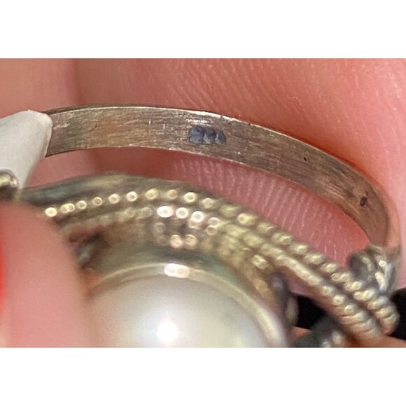 Ring Size 6 Sterling Silver 925 Women Semi-Precious Stone - Picture 7 of 10